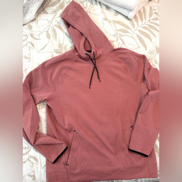 Old Navy women’s sz L dynamic fleece hoody. Dusty rose. Like new. - Picture 1 of 6